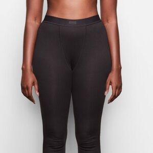 Skims Cotton Rib Leggings in ‘Soot’ xs